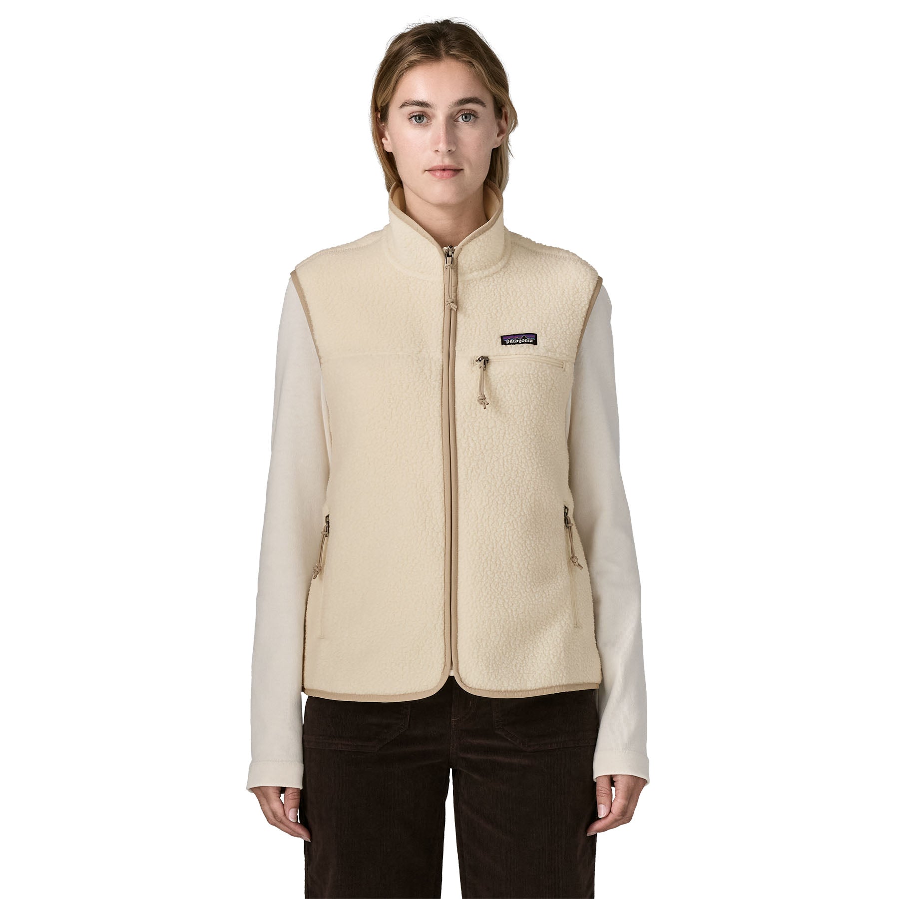 Women's Retro Pile Fleece Vest