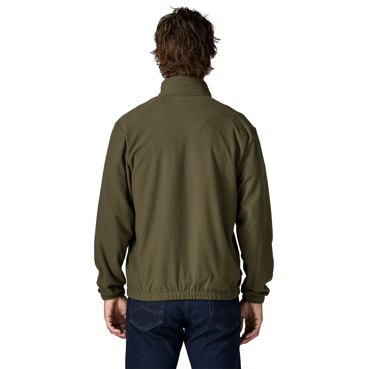 Men's Textured Fleece Jacket