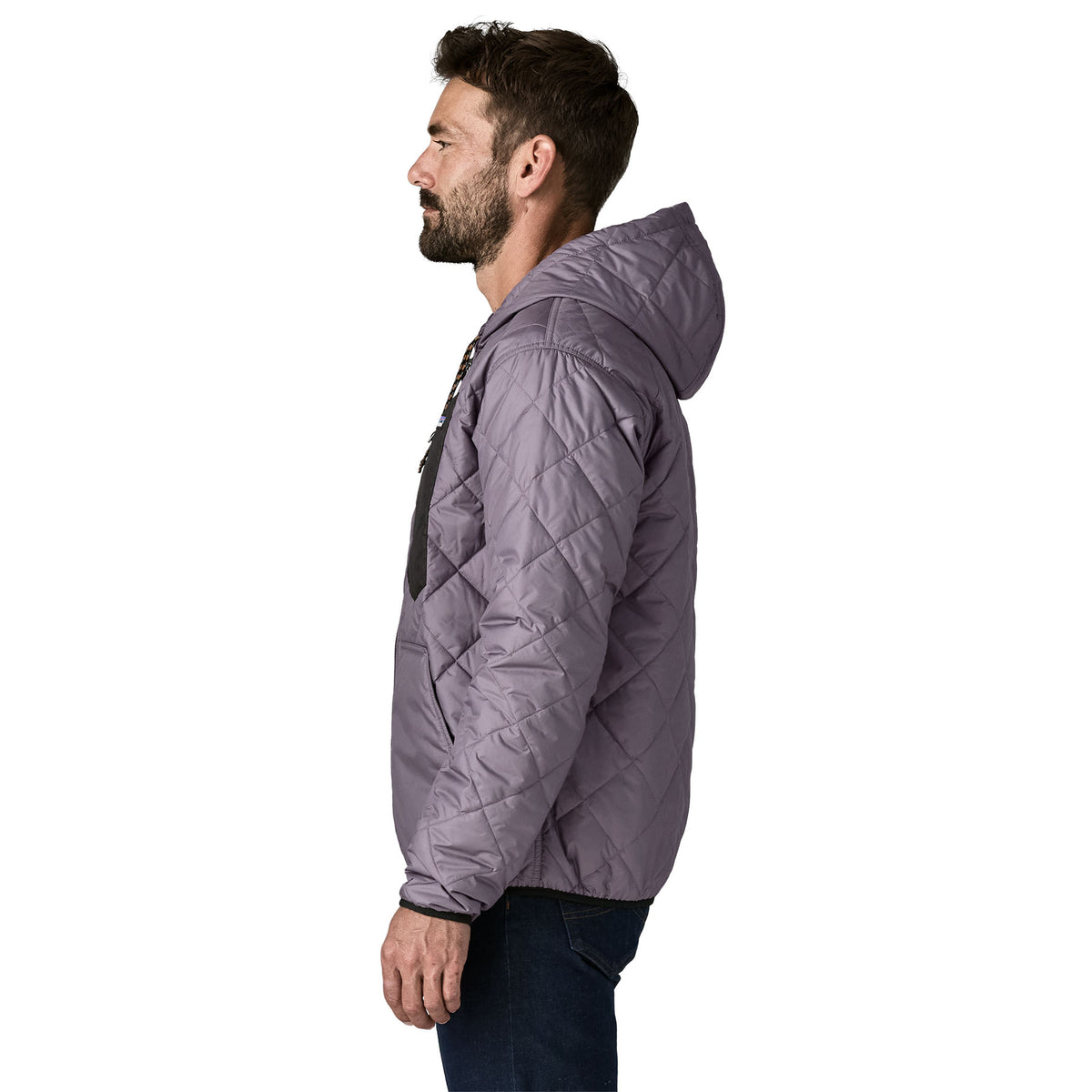 Men's Diamond Quilted Bomber Hoody