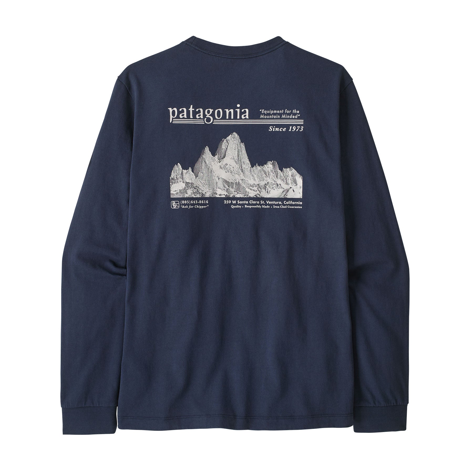 Men's Long-Sleeved Midweight Hut Tripper Skyline T-Shirt