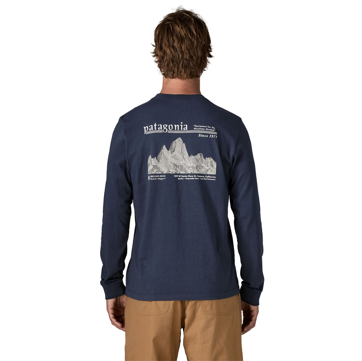 Men's Long-Sleeved Midweight Hut Tripper Skyline T-Shirt