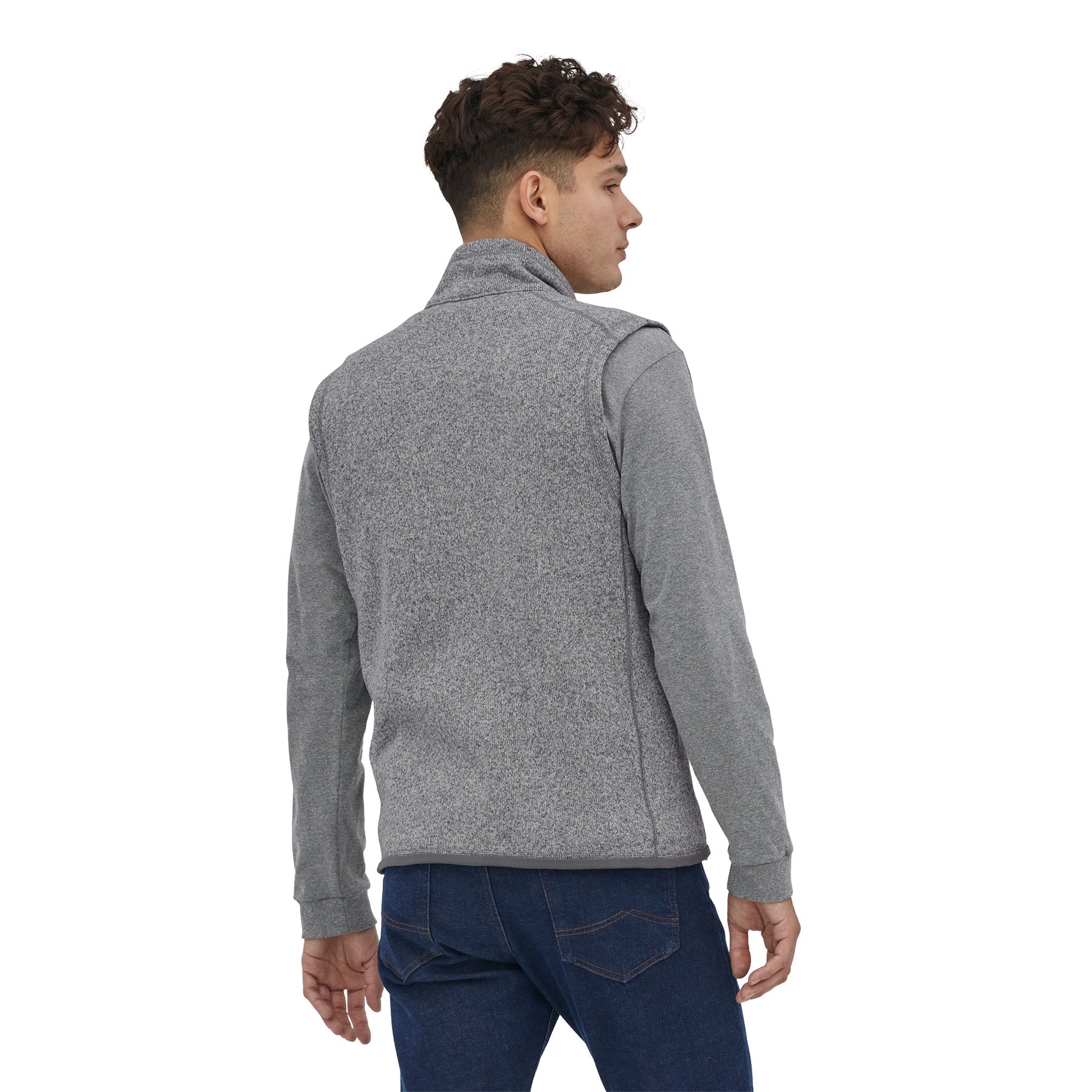 Patagonia men's better clearance sweater fleece vest stonewash