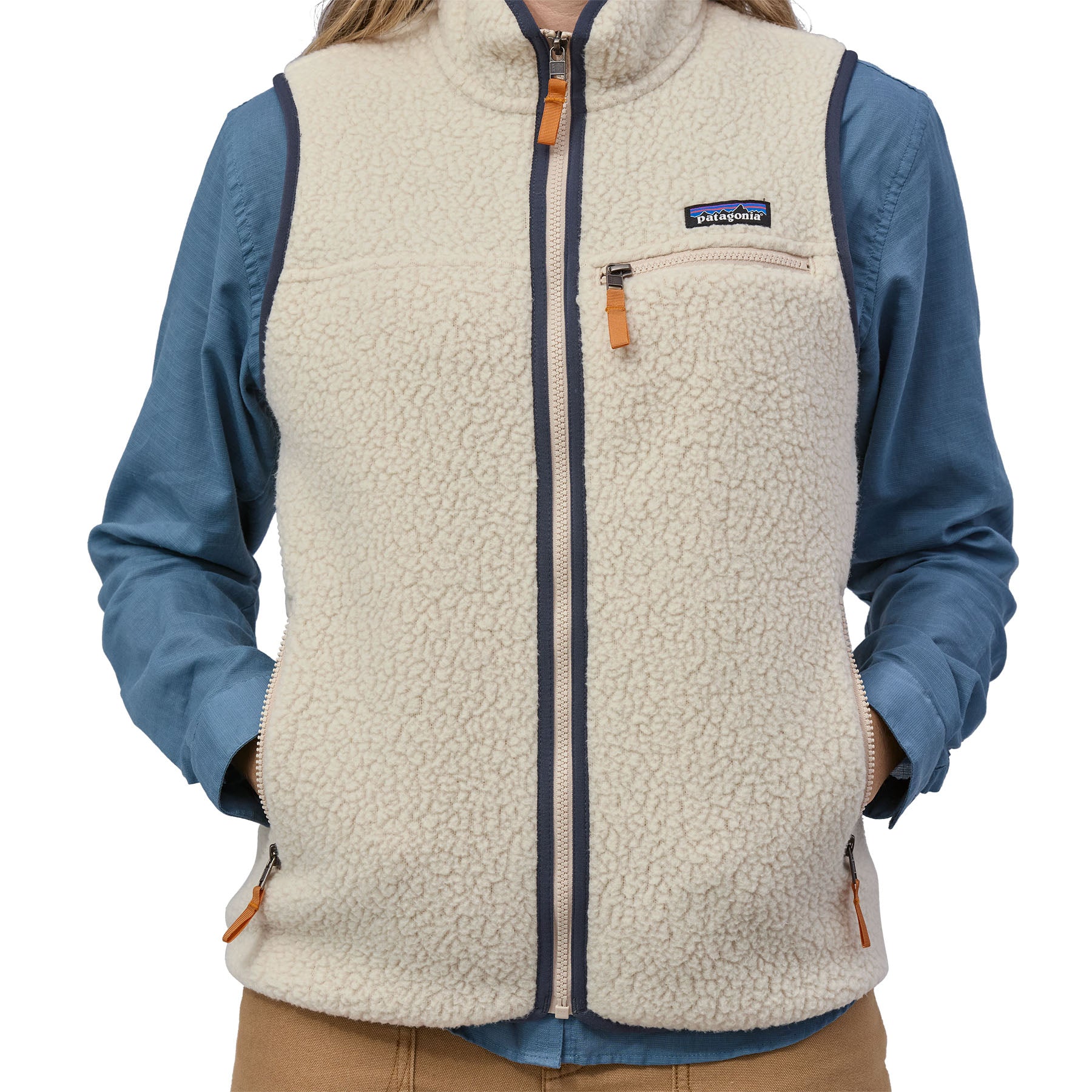Women's Retro Pile Fleece Vest