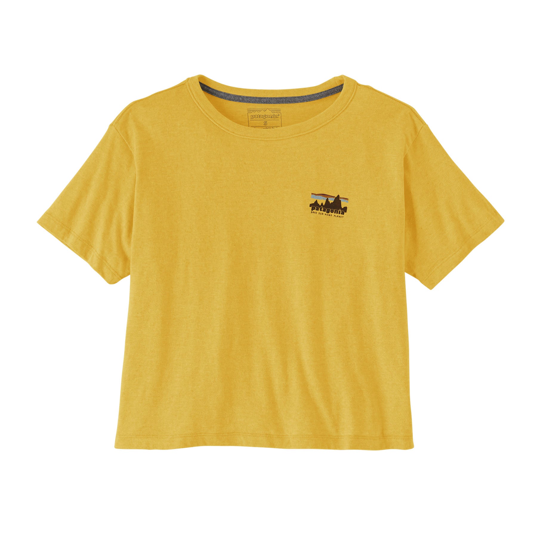 Yellow patagonia shirt womens discount