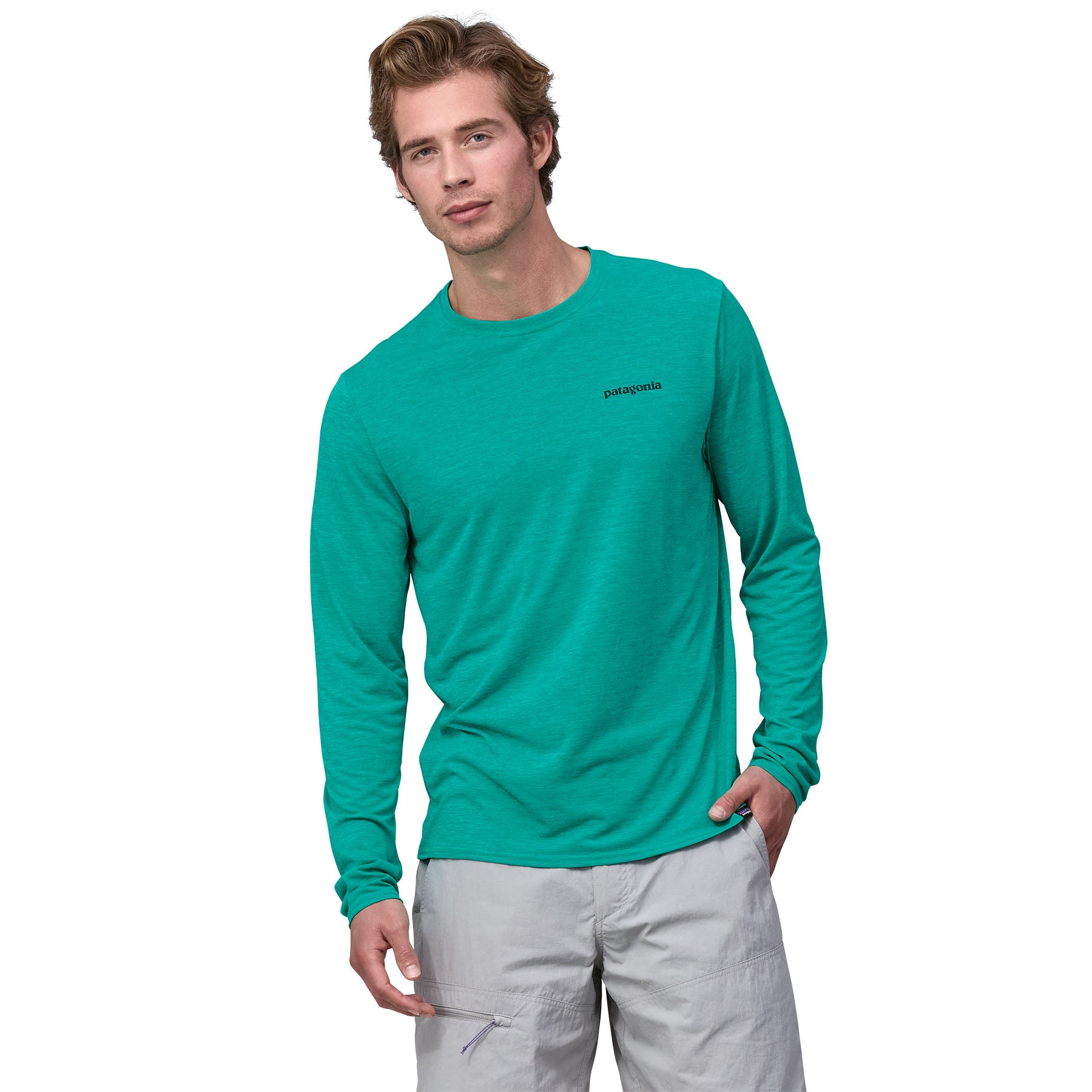 Men's Long-Sleeved Capilene® Cool Daily Graphic Shirt - Waters