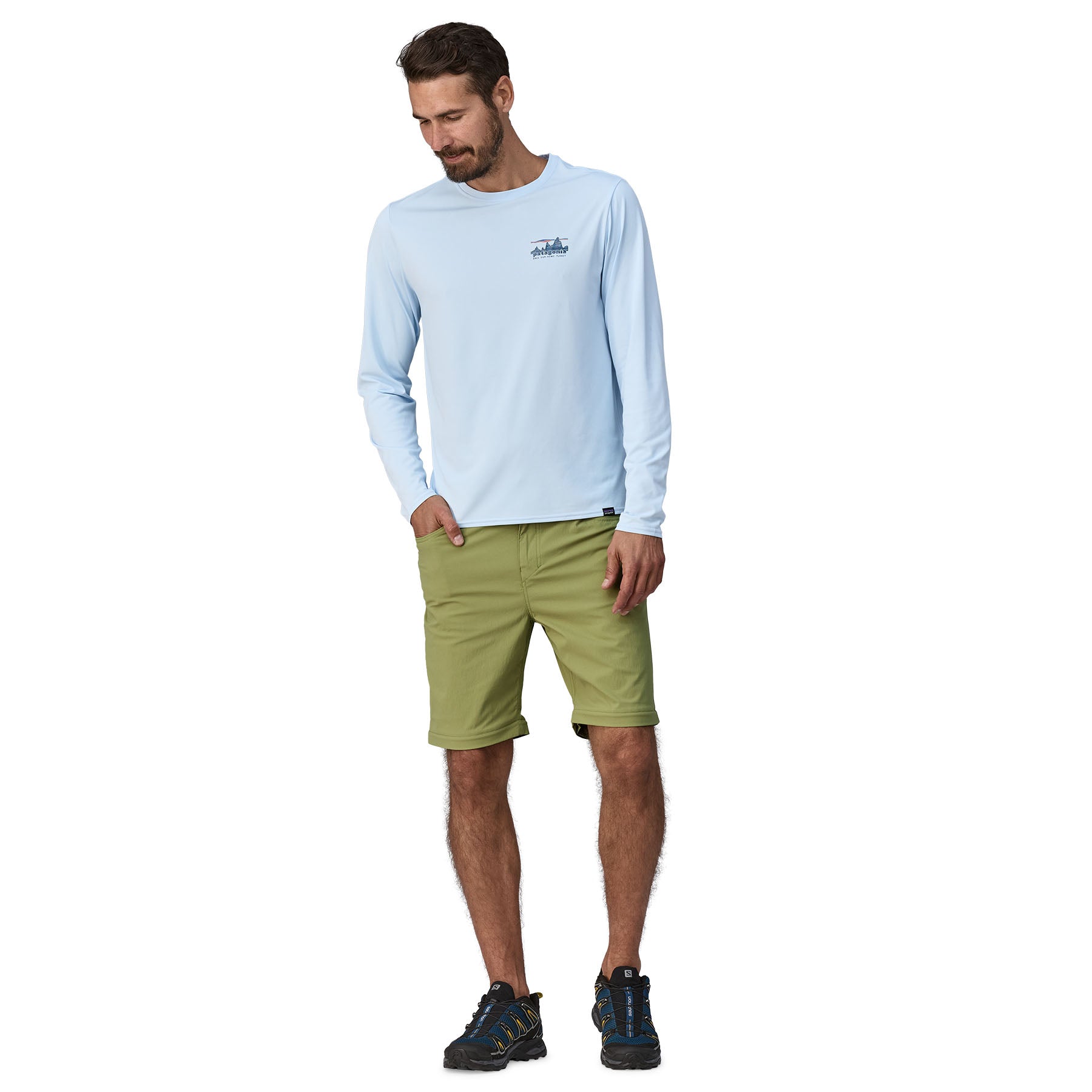 Patagonia Men's Quandary Convertible Hiking Pants Classic Tan