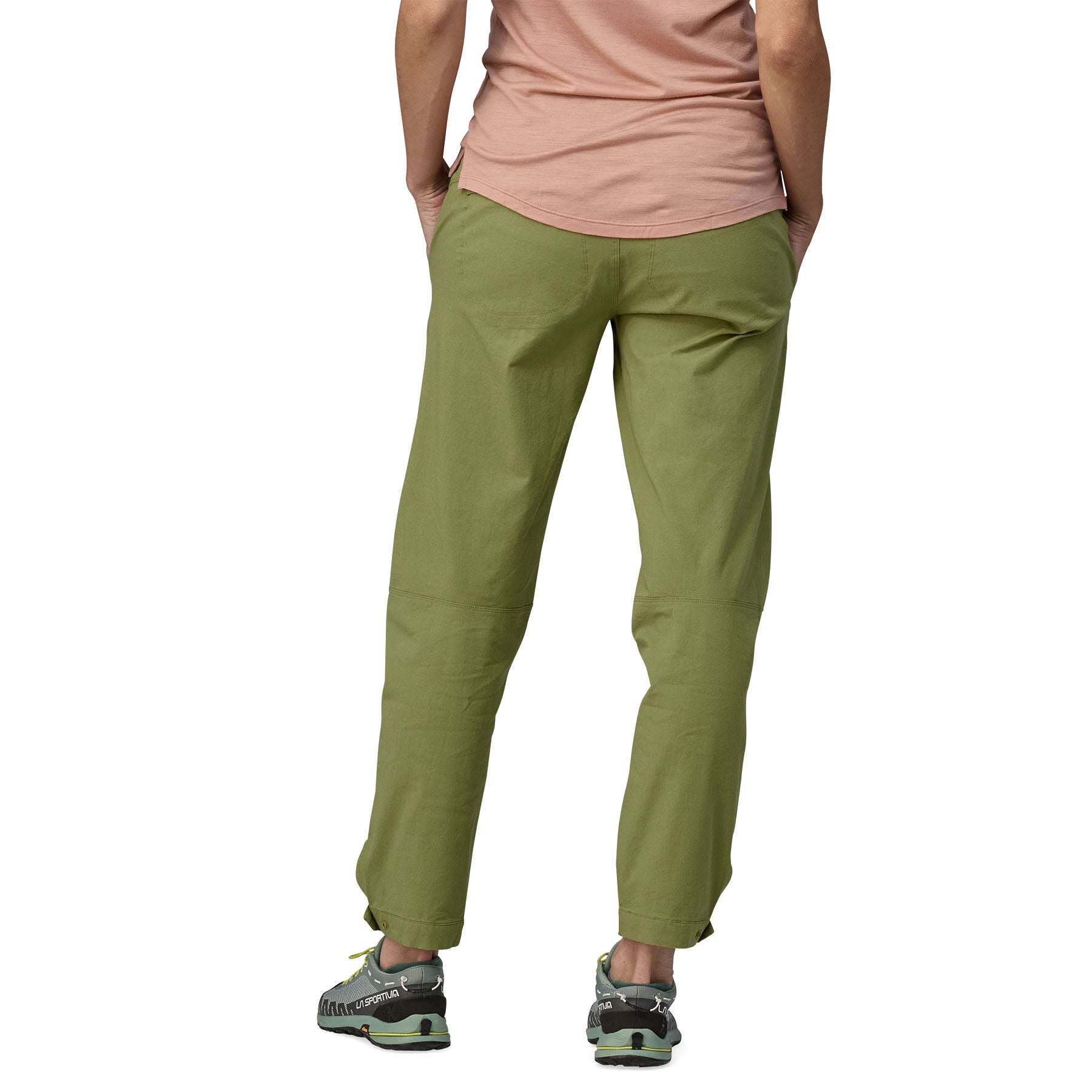 Patagonia Women's Caliza Rock Climbing Pants Short Buckhorn Green