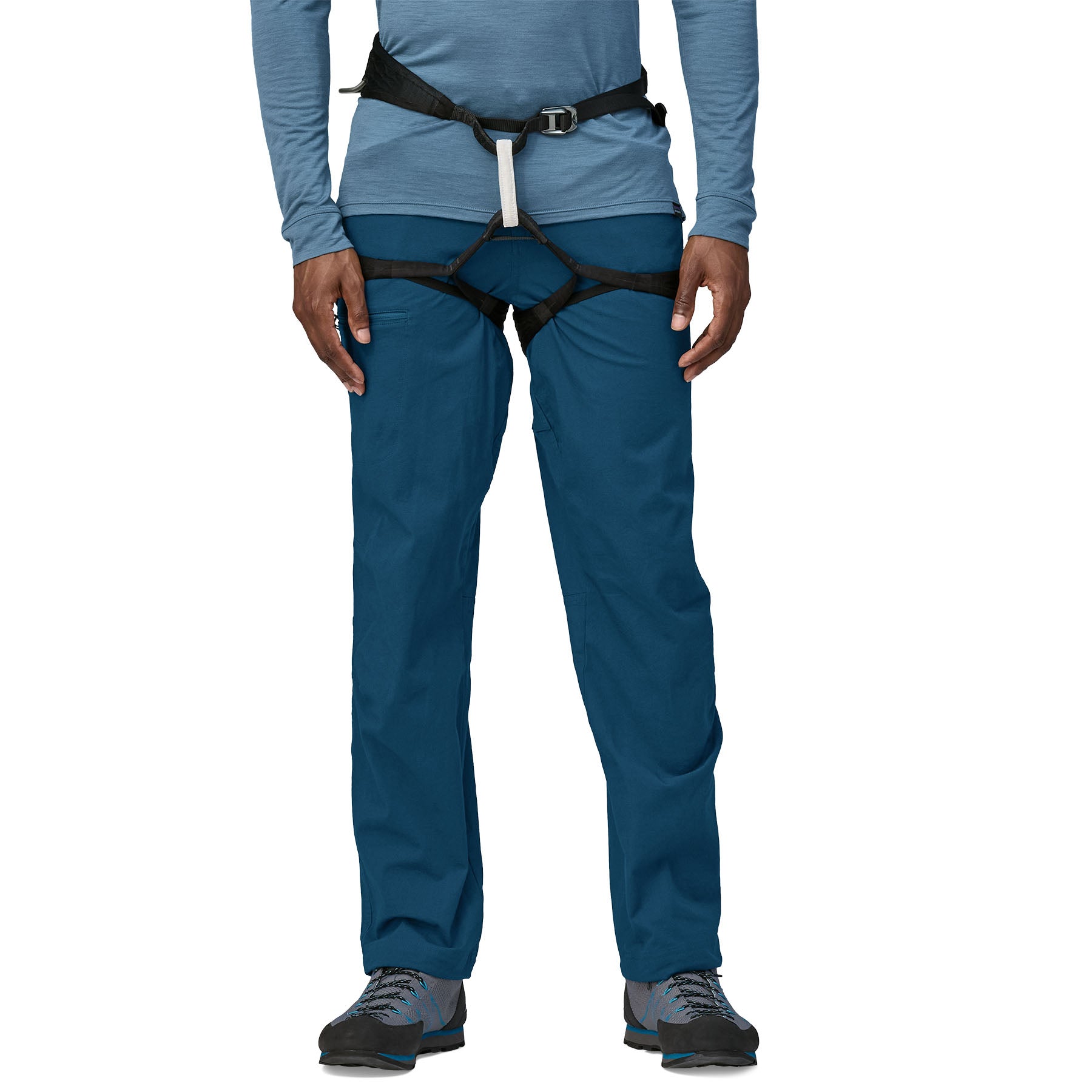 Men's Venga Rock Climbing Pants Regular Conifer Green