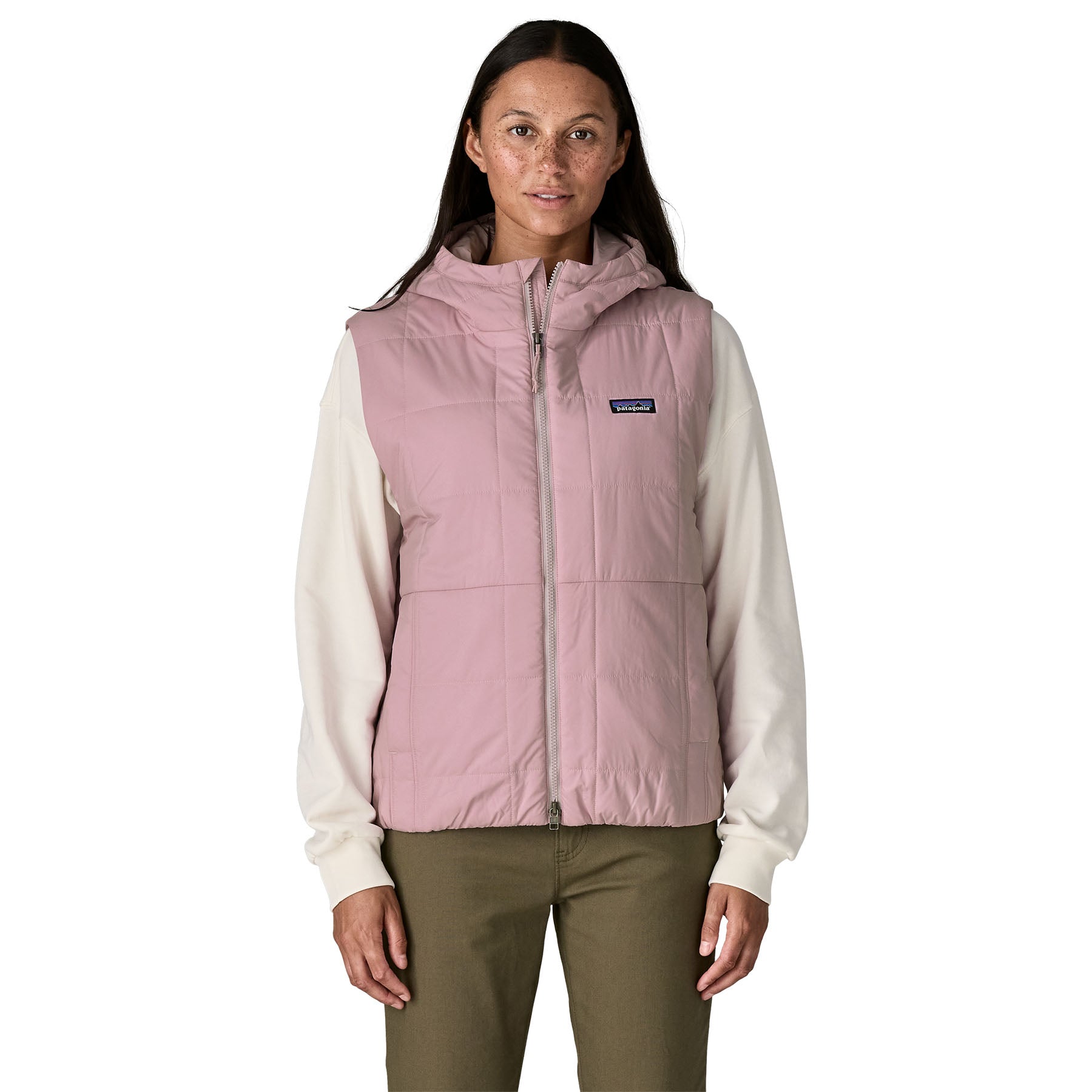 Patagonia Women's Light Gust Insulated Hooded Vest - Caper Green