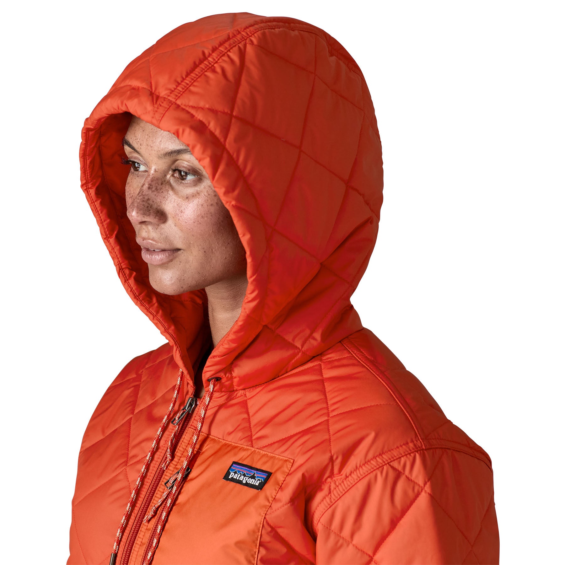 Women's Diamond Quilted Bomber Hoody