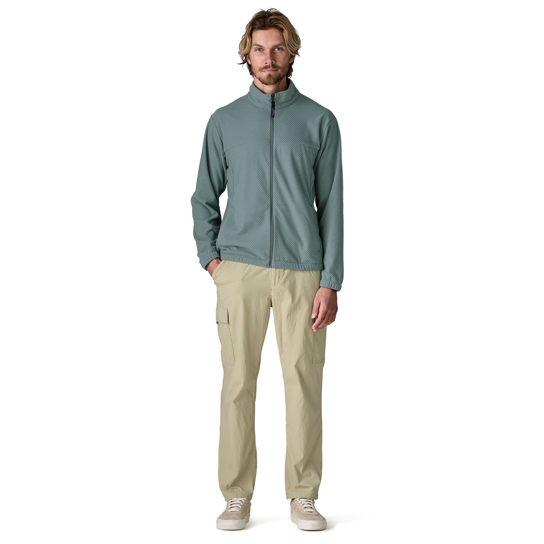 Men's Textured Fleece Jacket