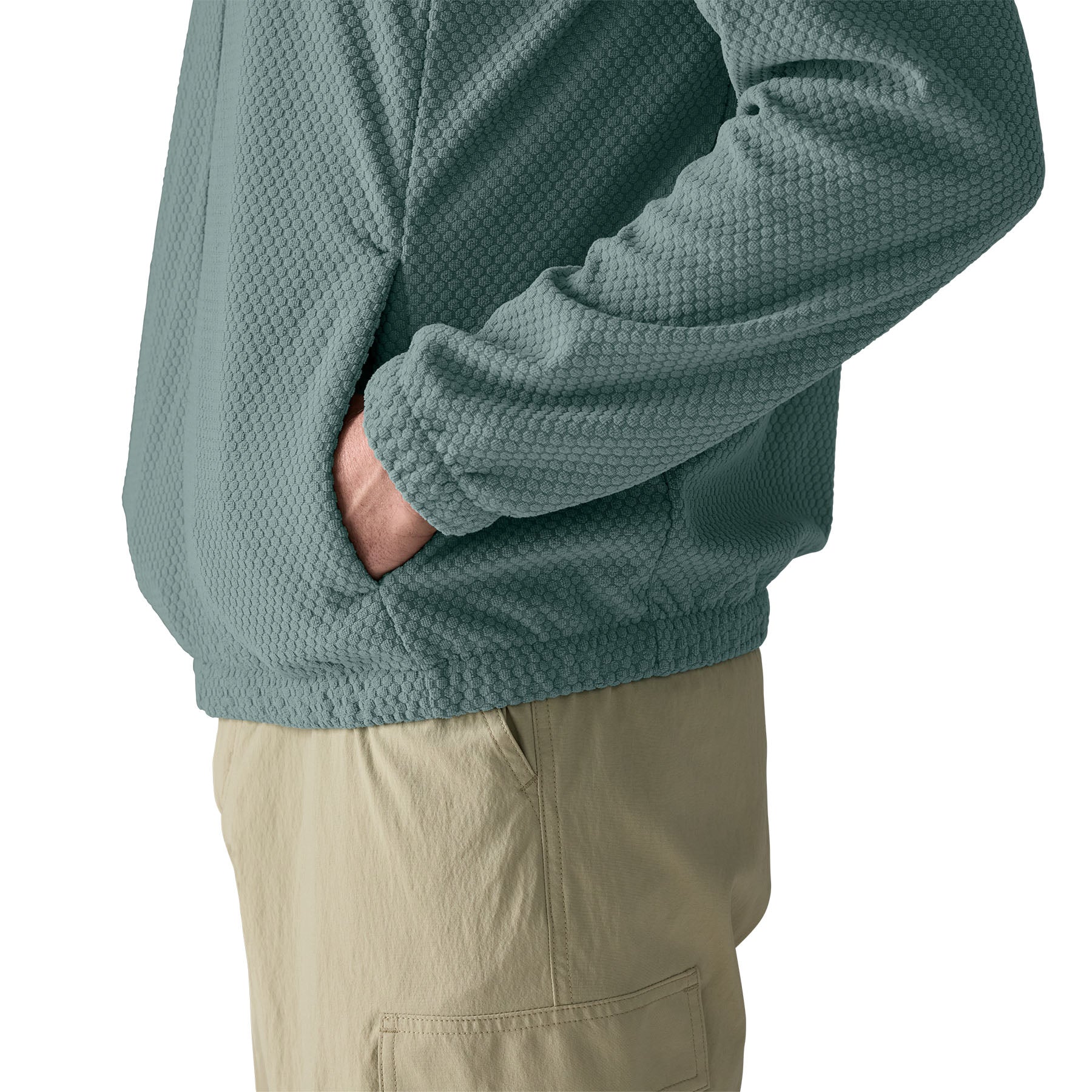 Men's Textured Fleece Jacket