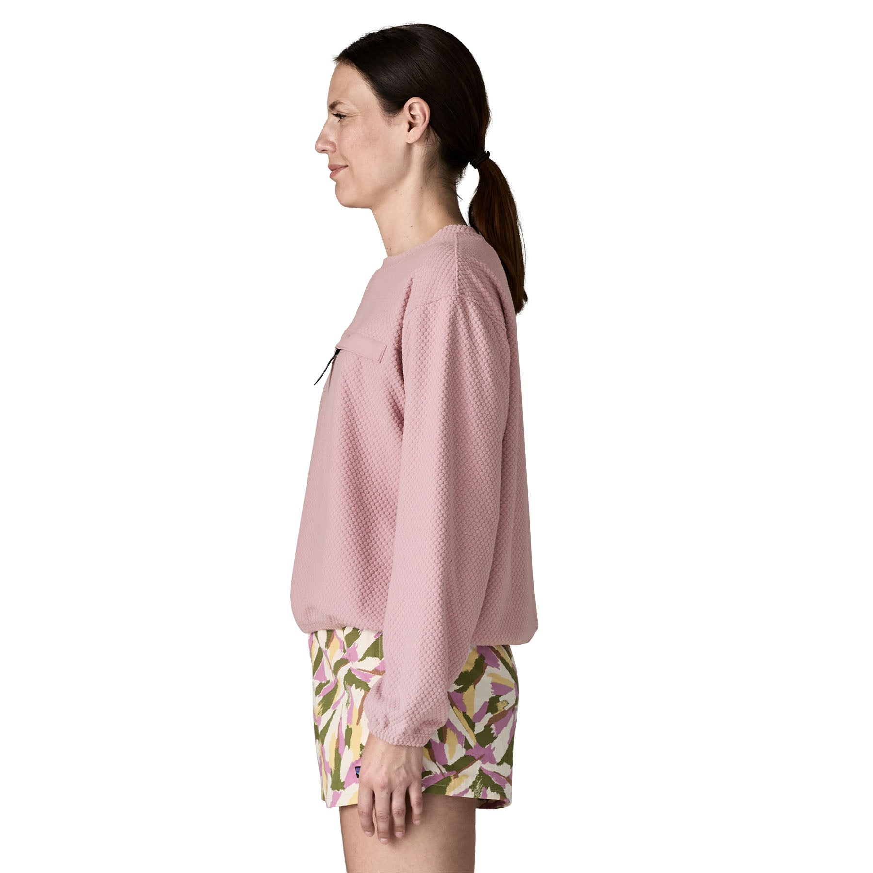 Women's Textured Fleece Crewneck