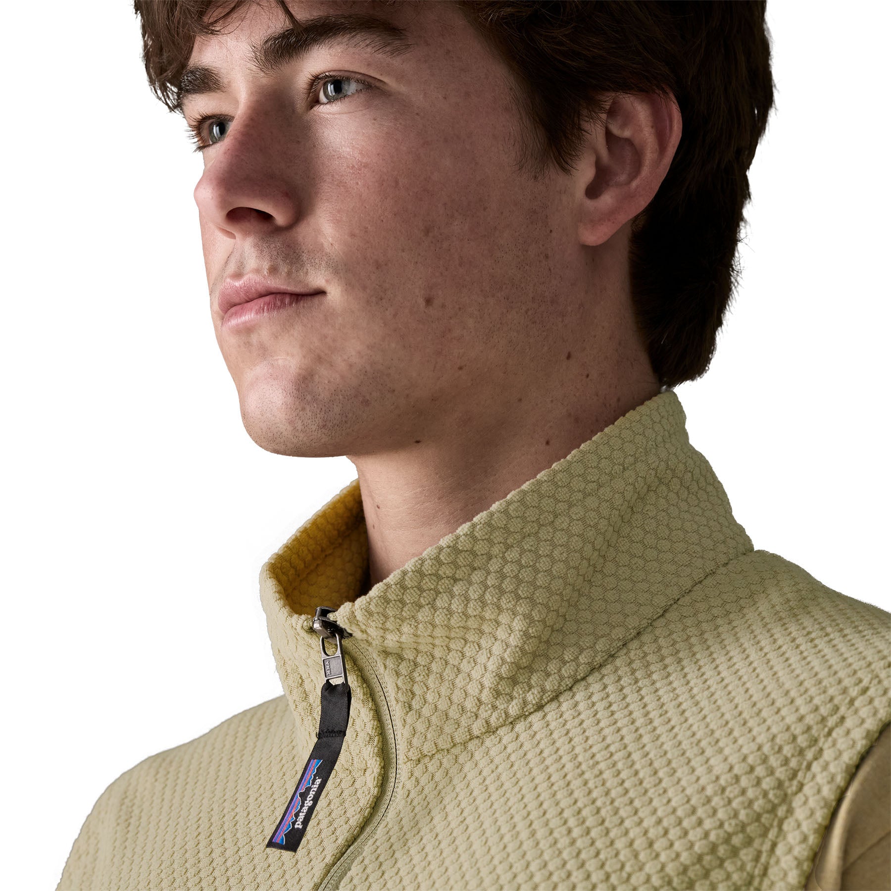 Men's Textured Fleece Vest