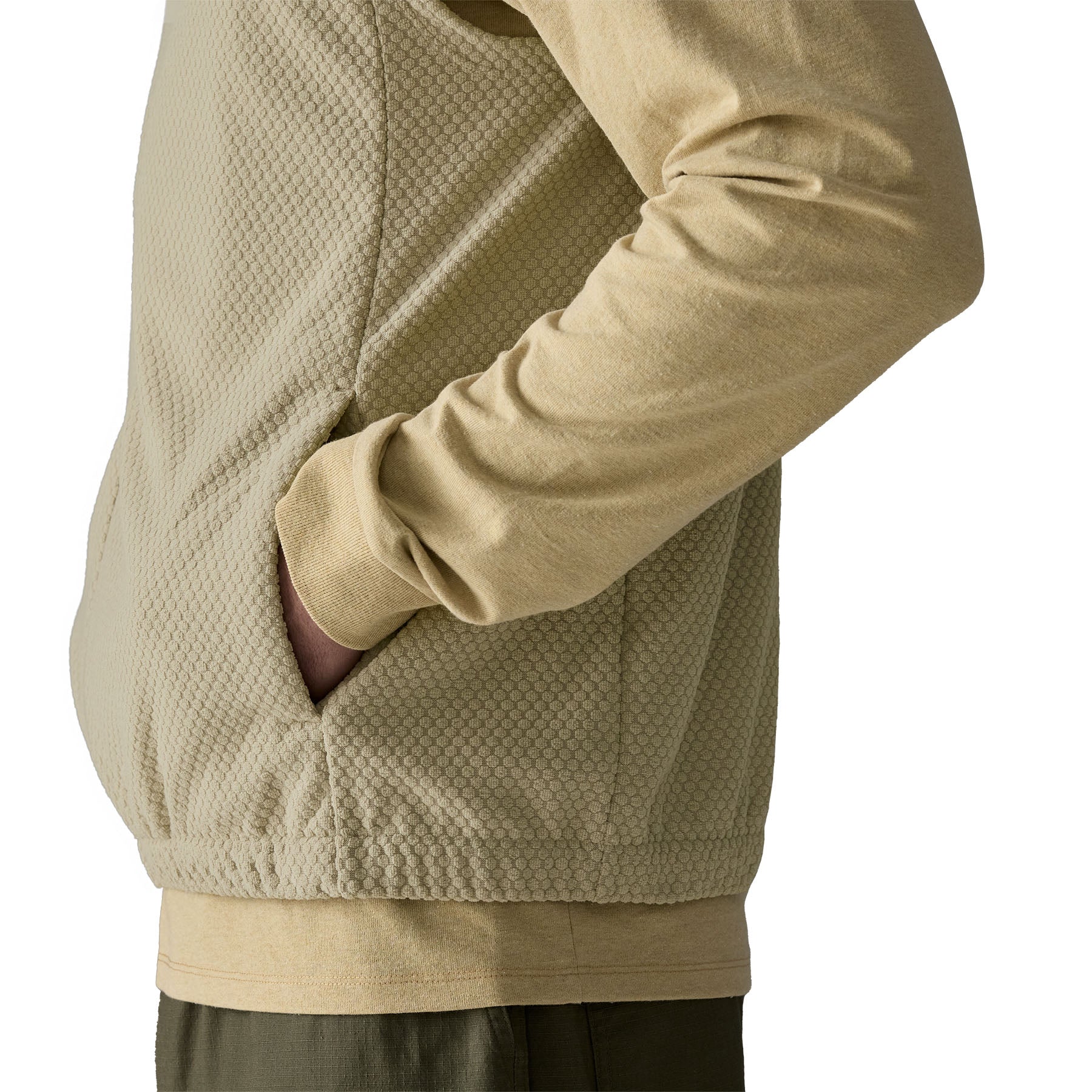 Men's Textured Fleece Vest