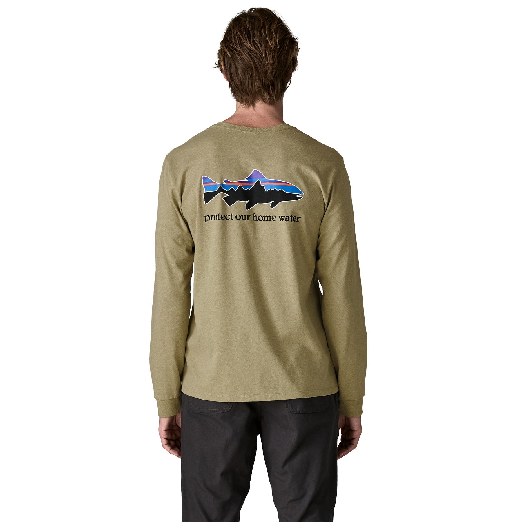 Men's Long-Sleeved Home Water Trout Responsibili-Tee®