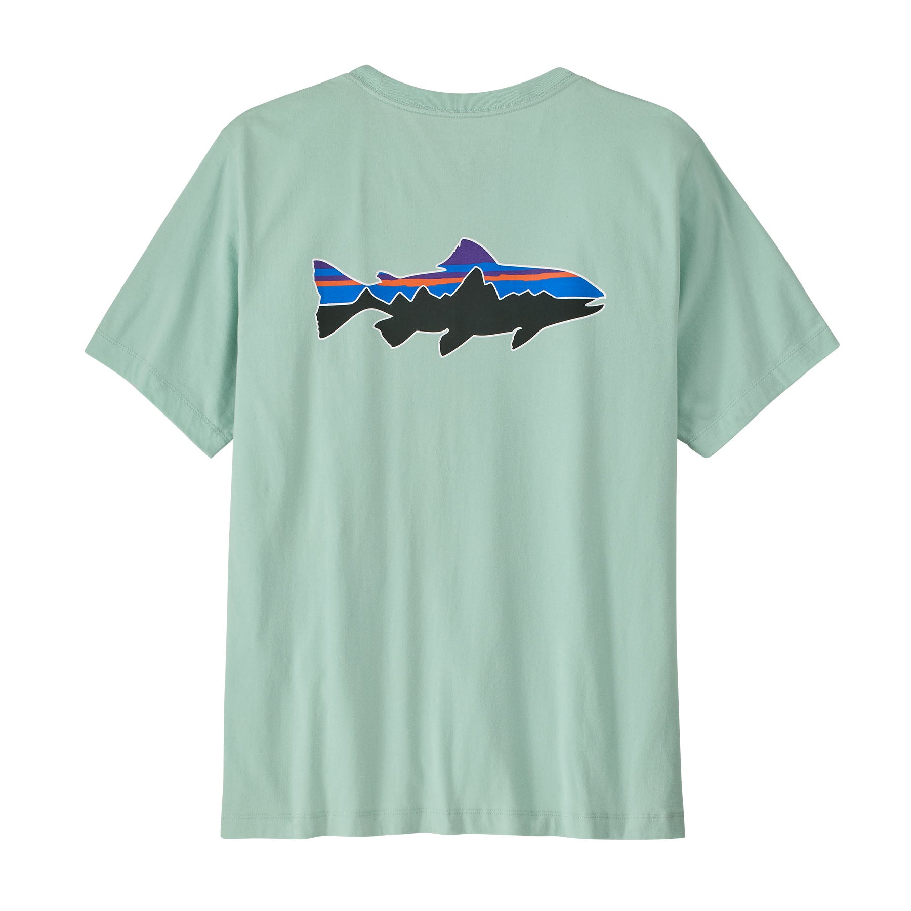 Patagonia Men's Fitz Roy Trout T-Shirt - Thin Ice
