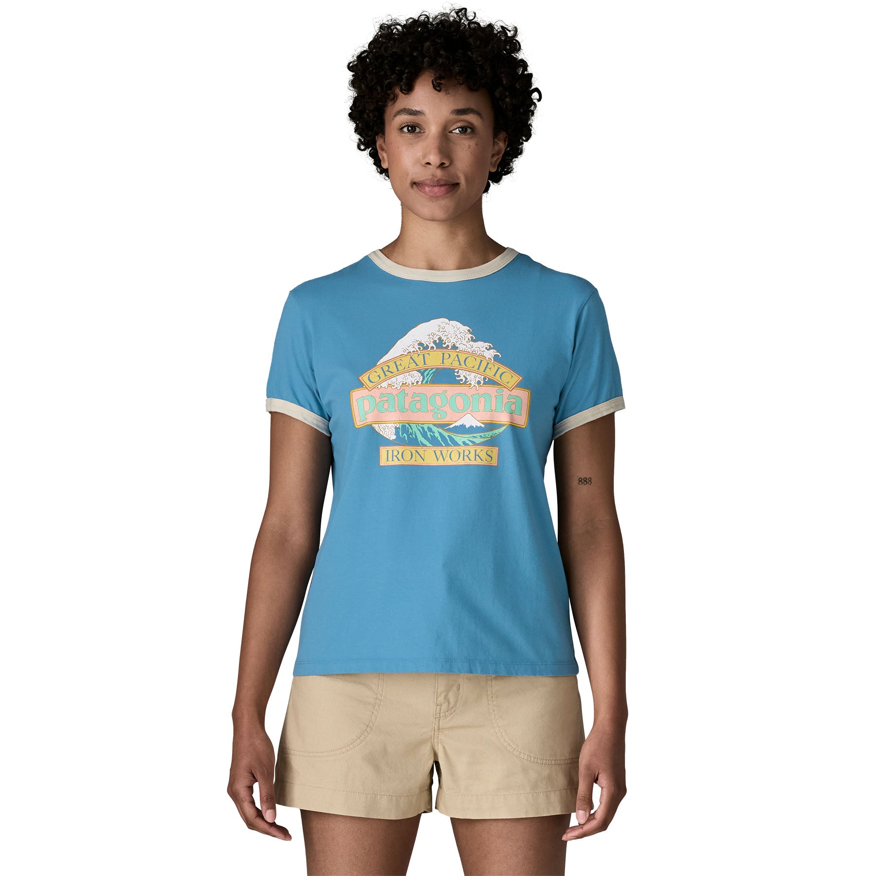 Women's Great Waves Ringer Tee