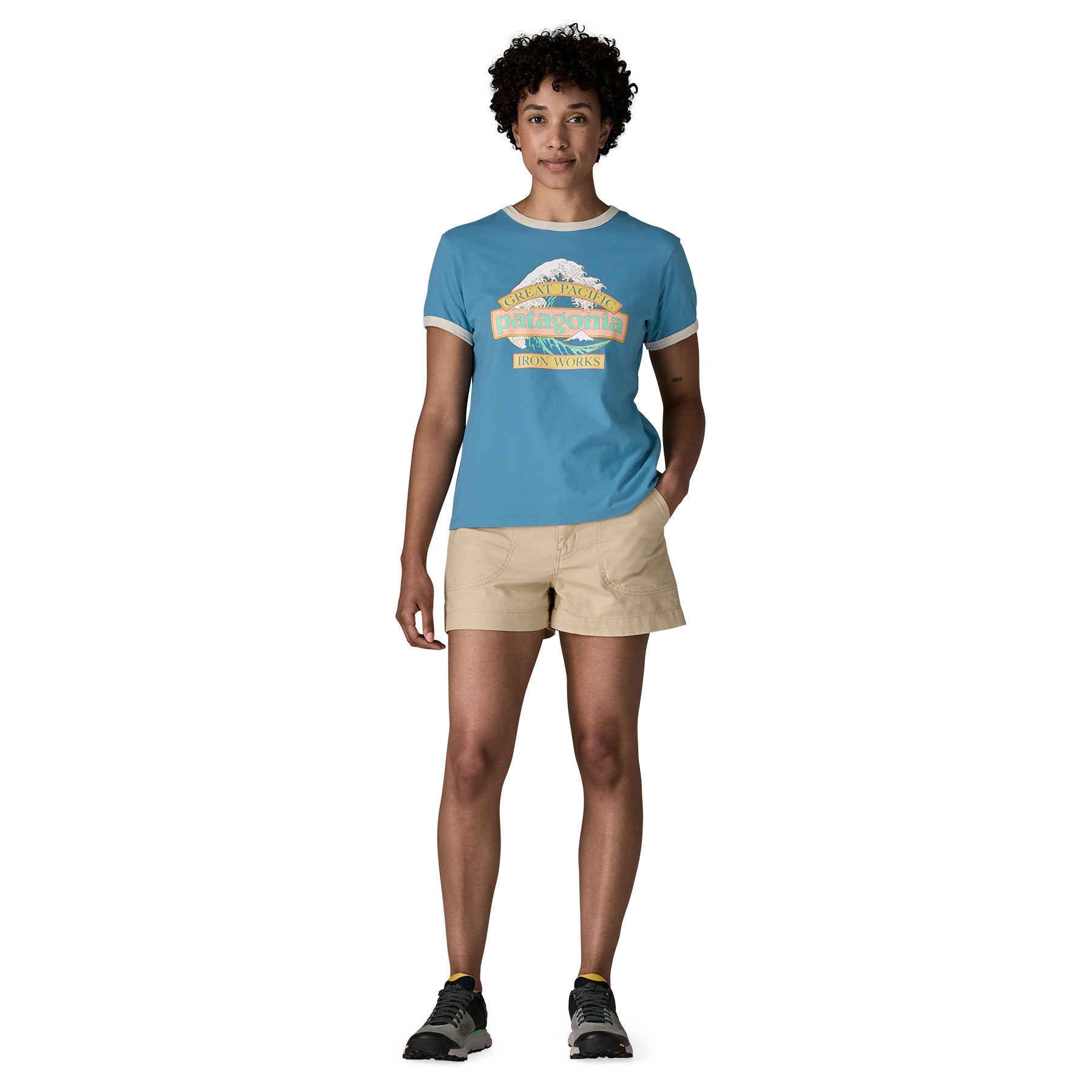 Women's Great Waves Ringer Tee