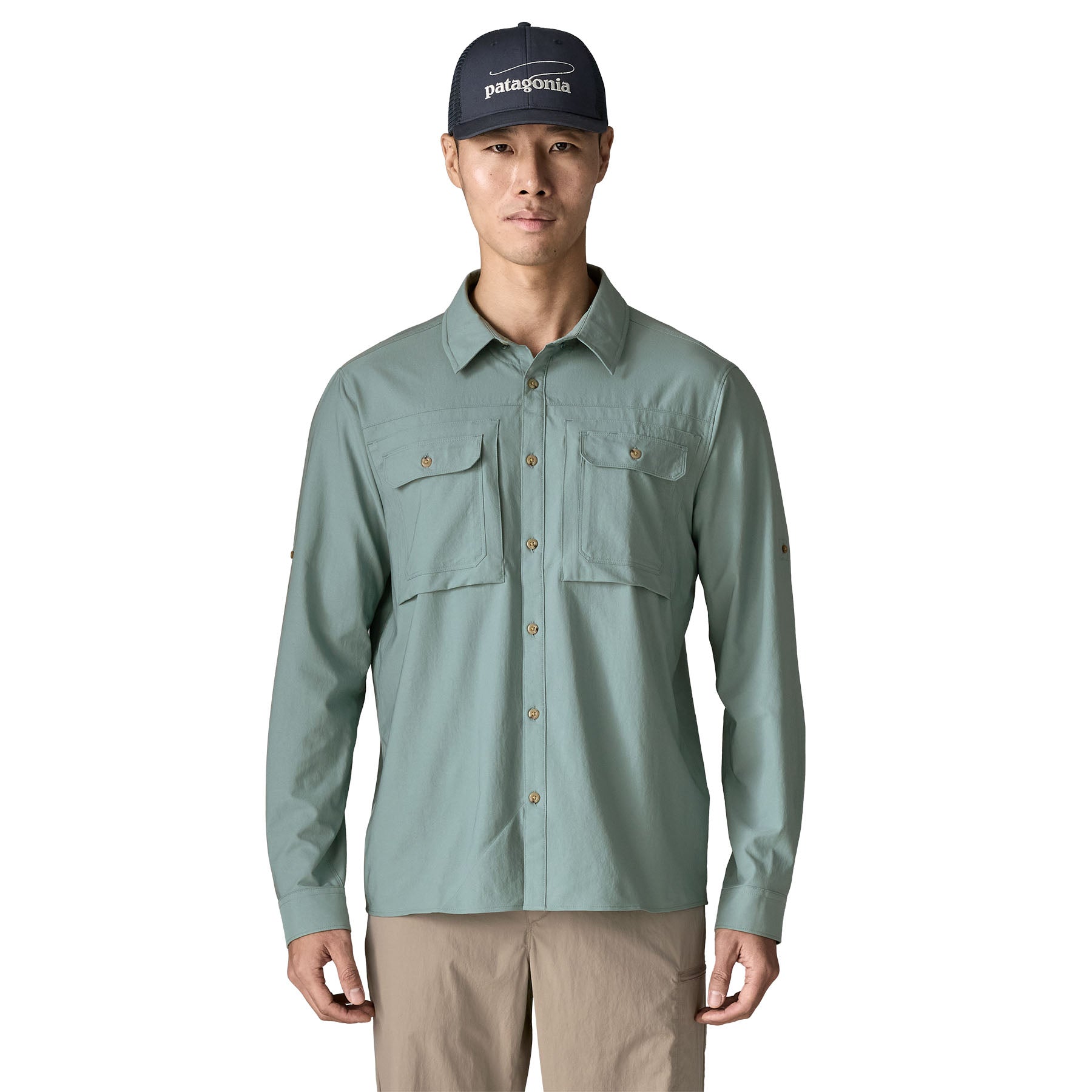 Men's Long-Sleeved Self-Guided Sun Shirt