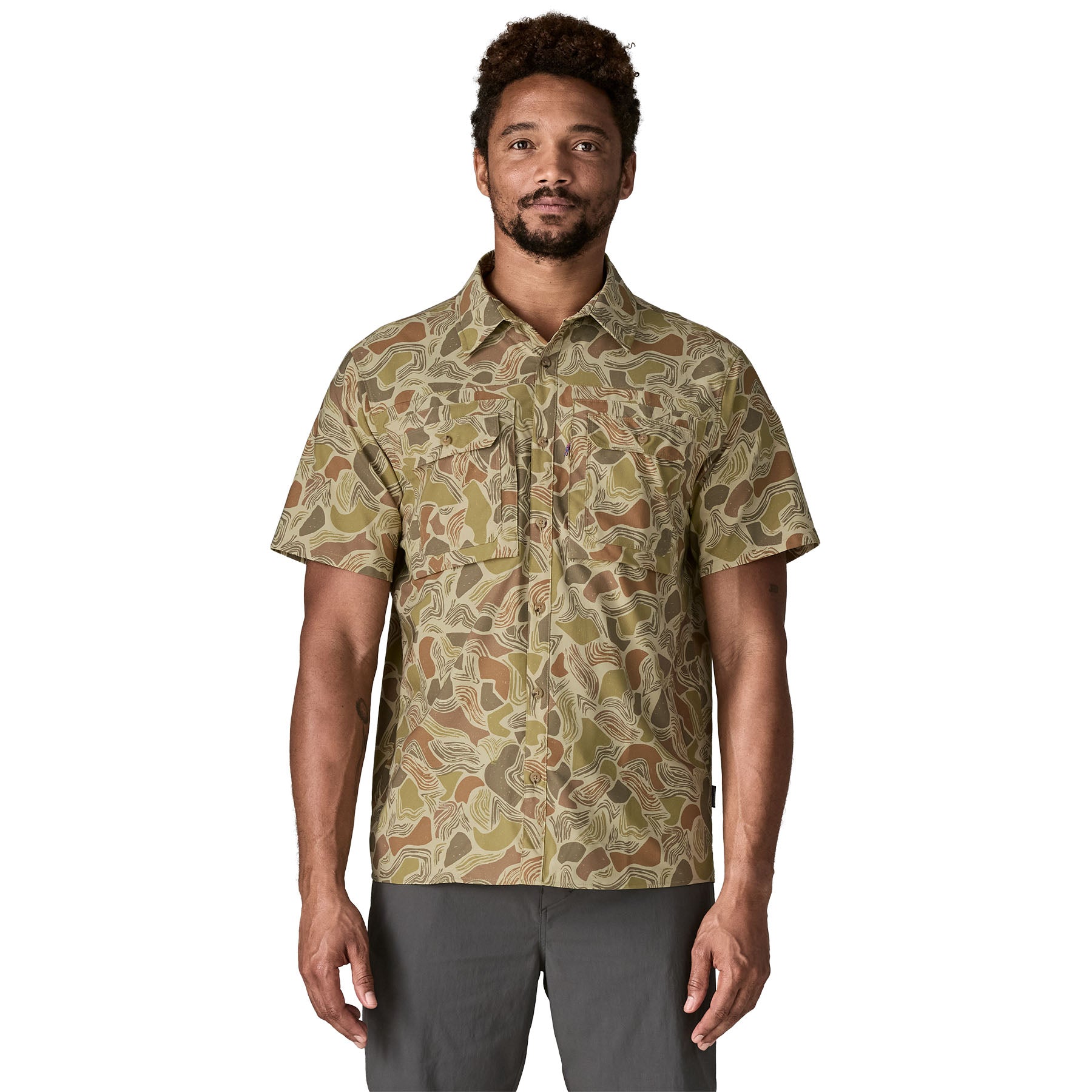 Men's Short-Sleeved Self-Guided Sun Shirt
