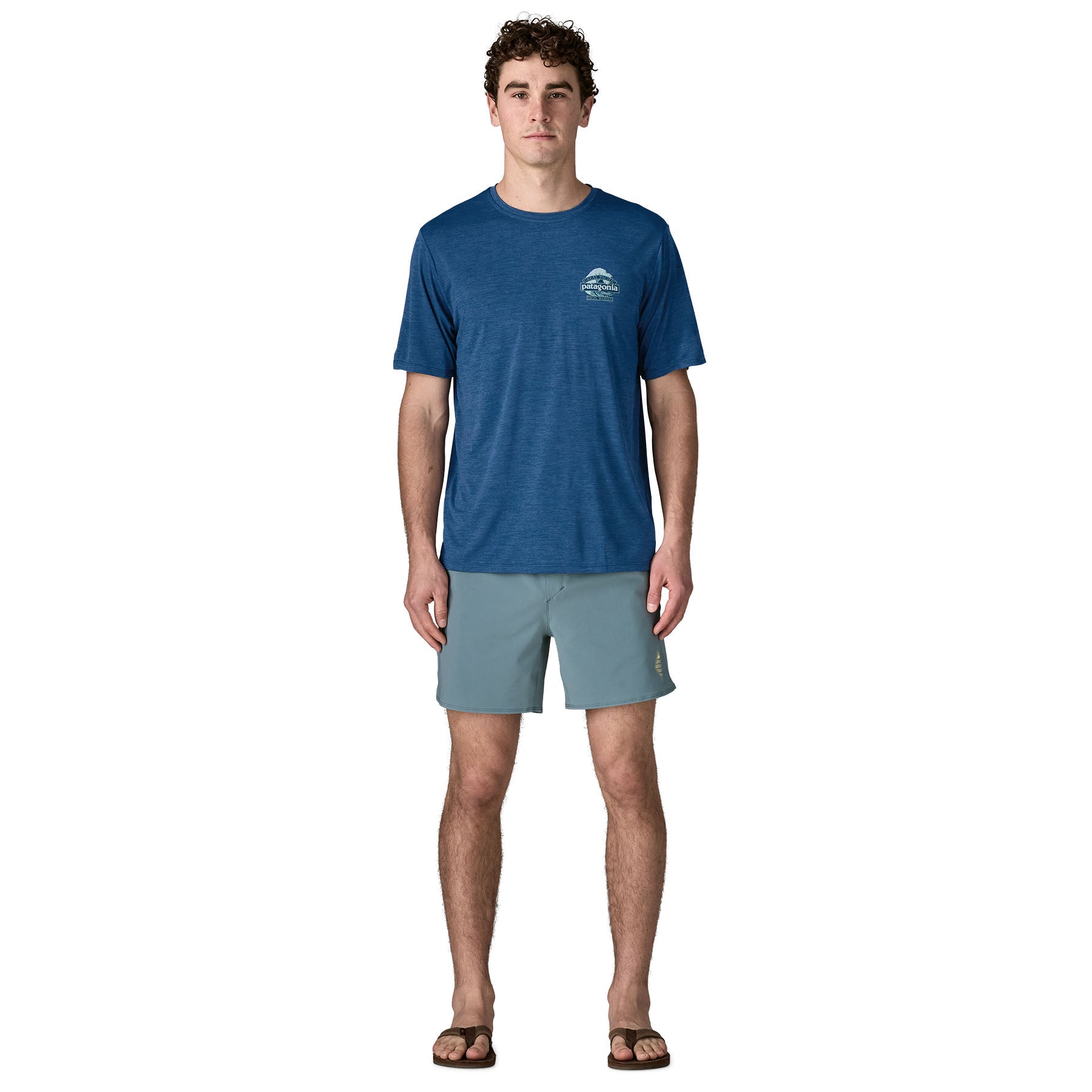 Patagonia Men's Capilene® Cool Daily Shirt - Great Waves - Canopy