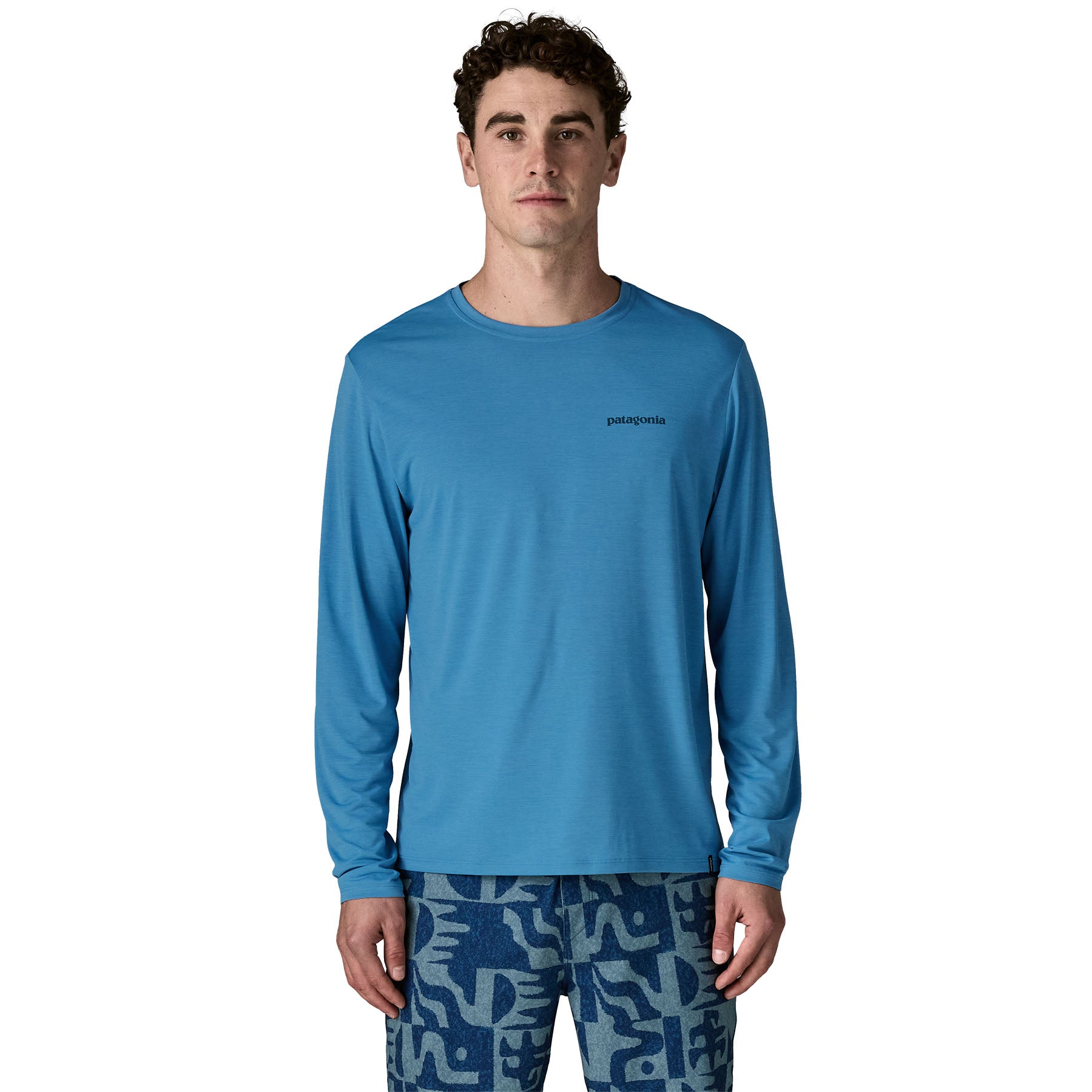 Men's Long-Sleeved Capilene® Cool Daily Shirt - Boardshort Logo