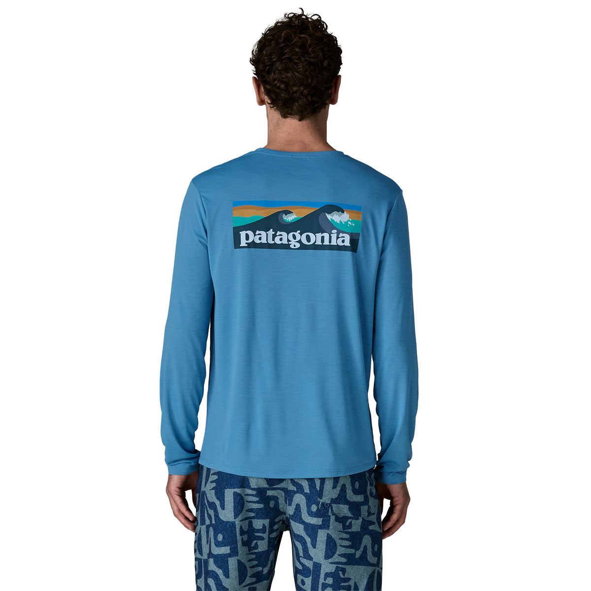Men's Long-Sleeved Capilene® Cool Daily Shirt - Boardshort Logo