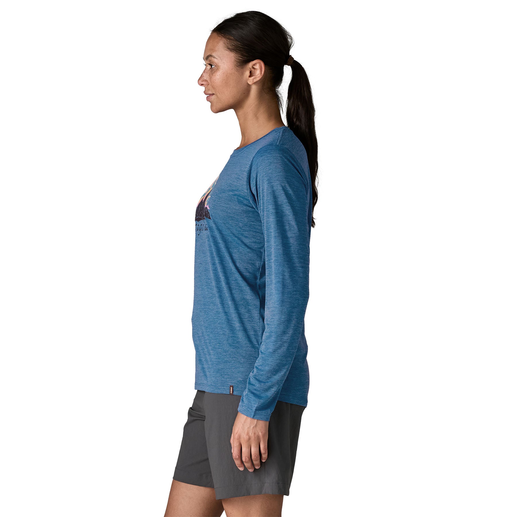 Women's Long-Sleeved Capilene® Cool Daily Shirt - Fitz Roy Nimbus