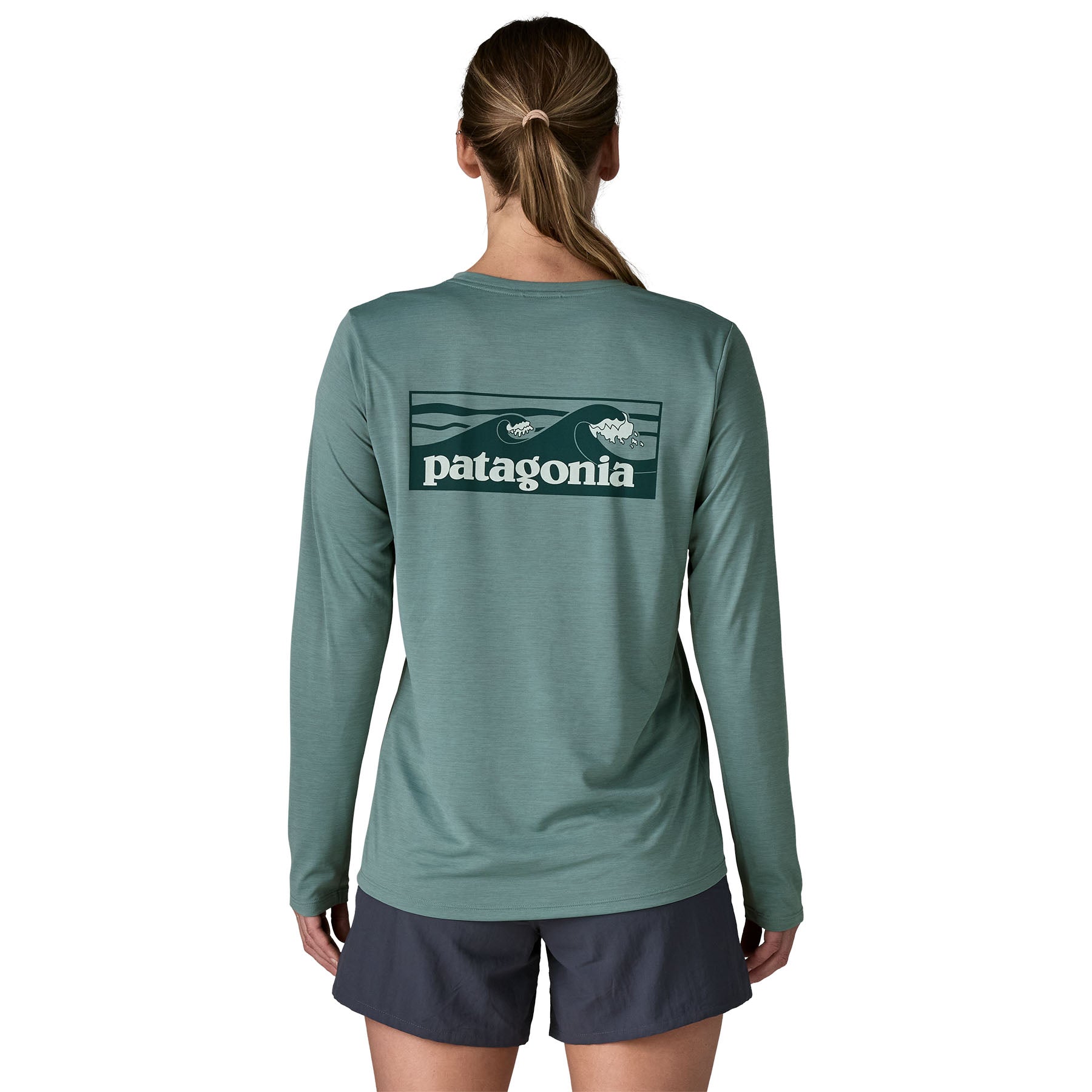 Women's Long-Sleeved Capilene® Cool Daily Shirt - Boardshort Logo
