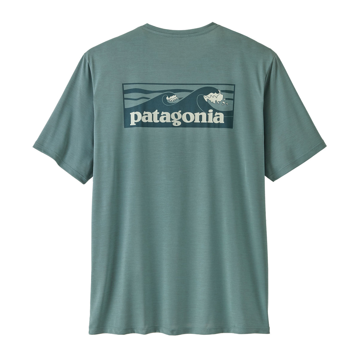 Patagonia Men's Capilene® Cool Daily Shirt - Boardshort Logo - Blue ...