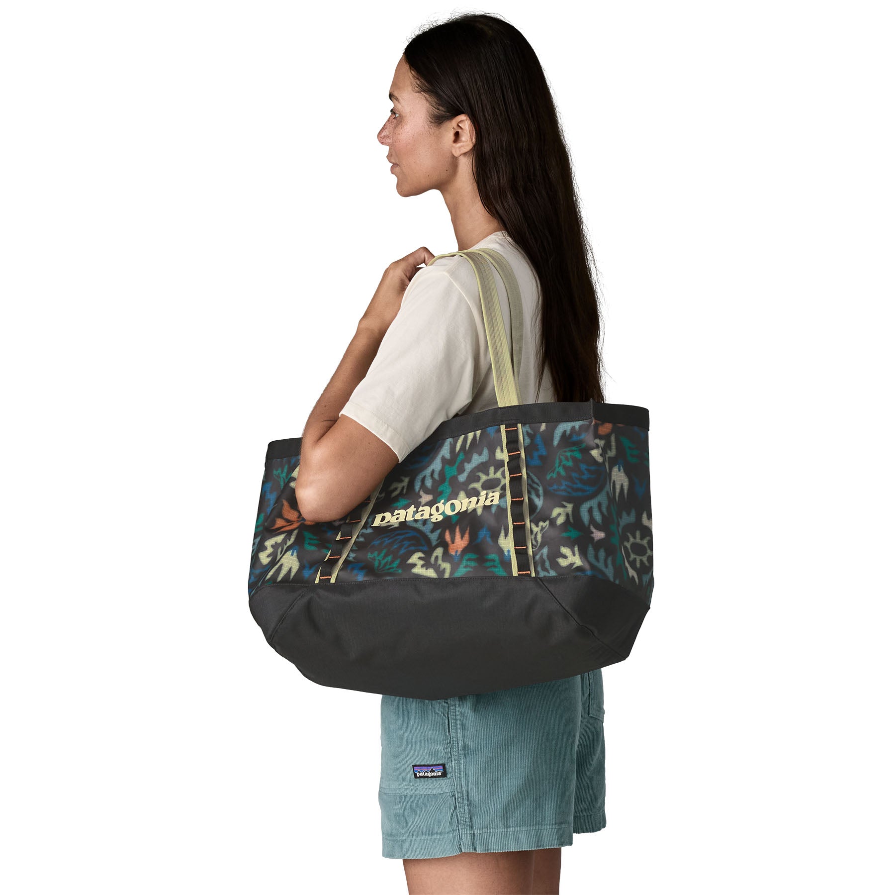 Patagonia Black Hole® Tote Bag 25L - Kaleido: Black