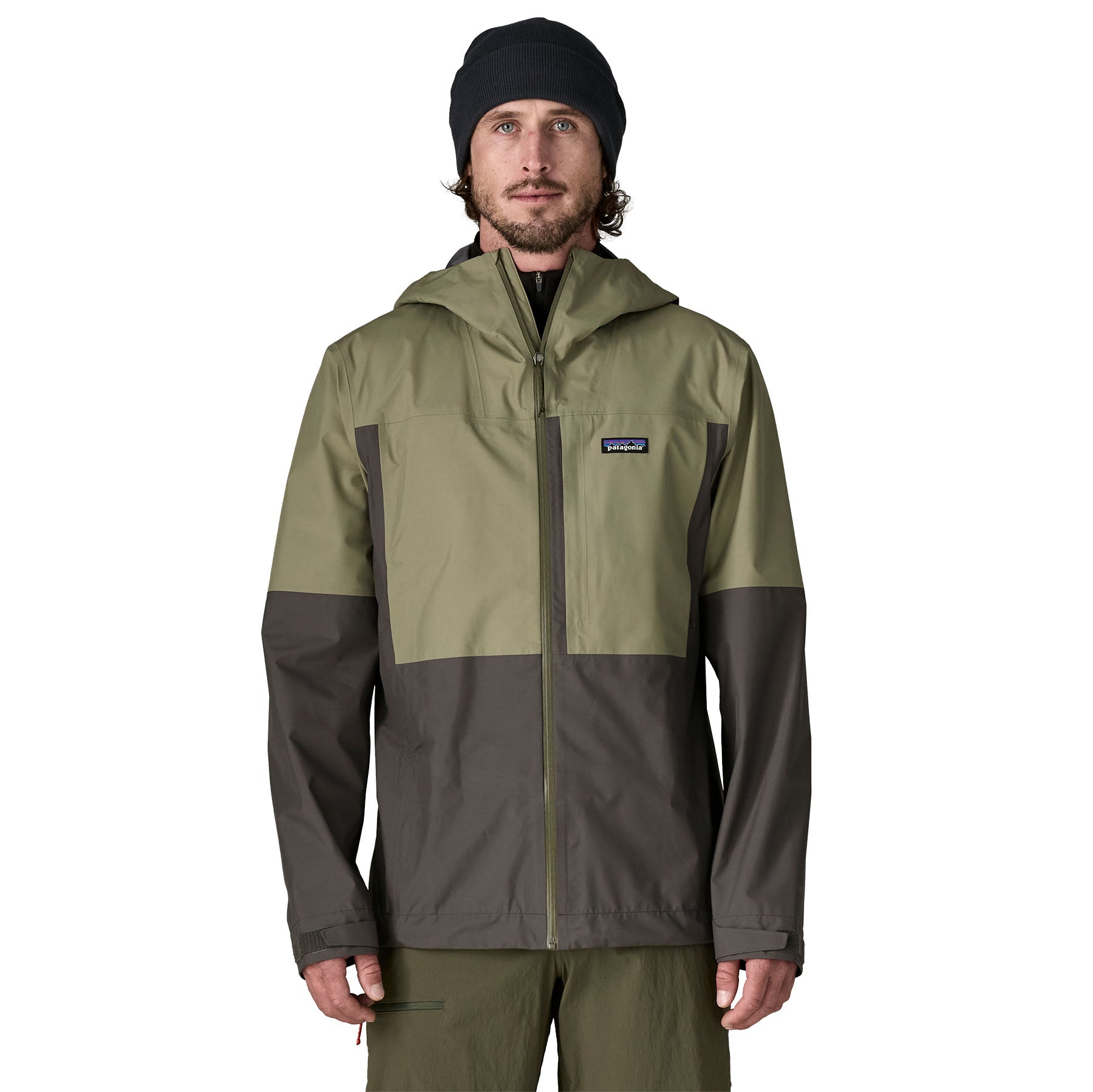 Patagonia Men's Boulder Fork Rain Jacket - Forge Grey w/River Rock